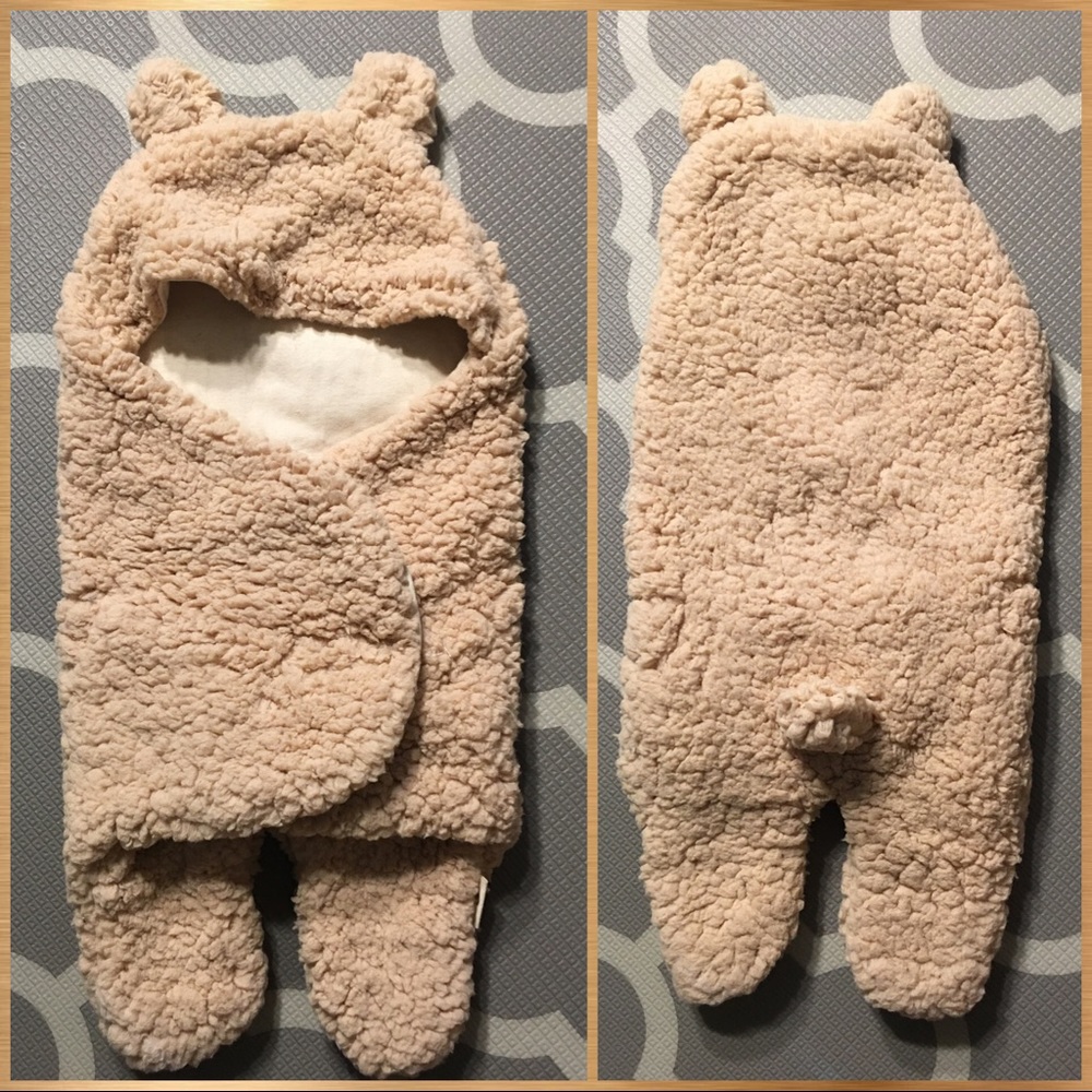 Snuggly Baby Bear Swaddle Cozy Costume